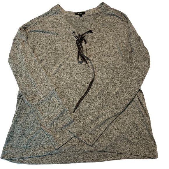 Rails Leigh Lace-Up Sweater - Picture 2 of 6
